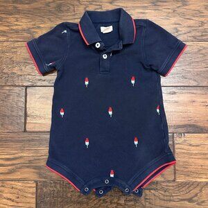 Blue Rooster Baby Boys' Rocket Pop Romper